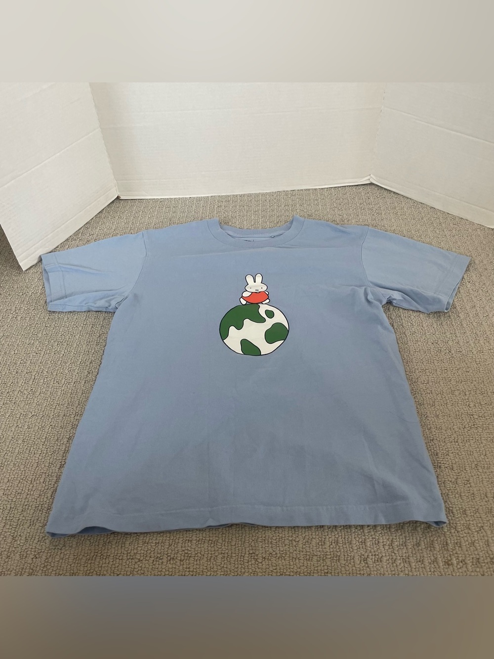 Women’s Miffy peace for all blue top